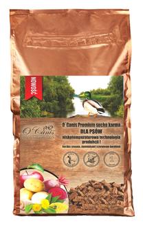 Sausas šunų maistas O'Canis Premium, antiena/bulvės/burokėliai, 1.5 kg