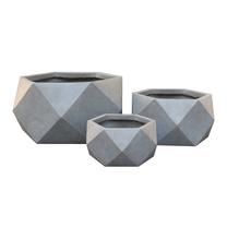 Puķu pods 51382352, plastmasa, Ø 30 cm, pelēka krās.