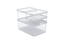 Konteiners pārtikai, ledusskapim 1056690000, 1.2 - 4.65 l, caurspīdīga krās./balta krās., 4 gab.