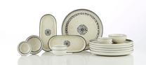Pusdienu servīze Hermia NPMOD14KH8801093, porcelāna, zila krās., 14 gab.