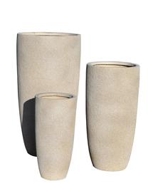 Gėlių vazonas Domoletti LT13766-3S, keramika/molis, Ø 42 cm, pilka sp.