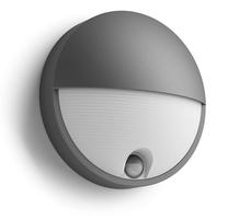 Sieninis lauko šviestuvas Philips Capricorn, 6W, LED, IP44, pilka sp., 7.8 cm x 21.4 cm