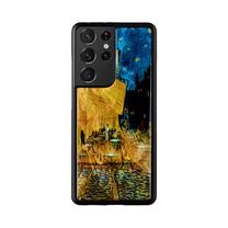 Чехол для телефона iKins case for Samsung Galaxy S21 Ultra Cafe Terrace, черный цв., Samsung