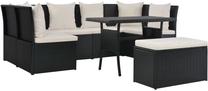 Lauko baldų komplektas VLX 8 Piece Outdoor Dining Set With Cushions