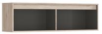 Pakabinama spintelė Ronse S399-SFW/120-DSAJ/SZW, ąžuolo sp./pilka sp., 30.5 cm x 120 cm x 35 cm