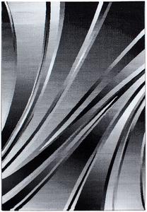 Ковер комнатные Ayyildiz Parma Abstract 9210, черный цв./серый цв., 150 см x 80 см