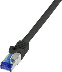 Провод Logilink RJ-45 S/FTP C6A123S RJ-45, RJ-45, 30 м, черный цв.