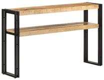 Konsoles galds VLX, melns krās./bēša krās., 120 cm x 30 cm x 75 cm