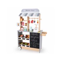 Žaislinės parduotuvės rinkinys, medinė parduotuvė Market ZA6167, įvairių spalvų
