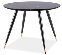 Stalas Modern Cyryl II, juoda sp., 100 cm x 100 cm x 76 cm