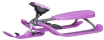 Санки с рулем Stiga Snowracer, розовый цв./серый цв., 120 см x 52 см