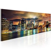 Reprodukcija Artgeist New York Sky N6196-DKXPWD, 135 cm x 45 cm