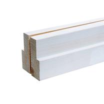 Durvju aploda Brodoor, 208 cm x 7.5 cm x 2 cm, balta krās.