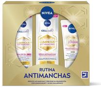 Sejas un ķermeņa kopšanas komplekts Nivea Cellular Luminous 630º Anti-Stain, 130 ml, 3 gab.