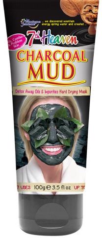 Маска для лица 7th Heaven Charcoal Mud, 100 мл