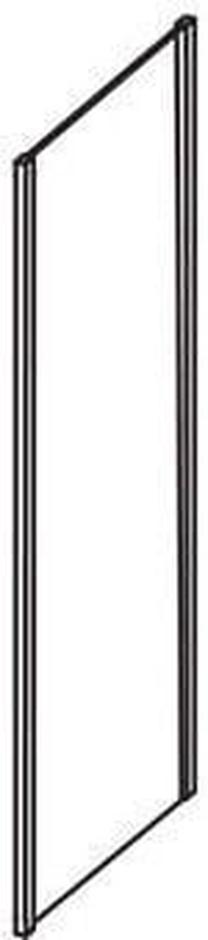 Dušo sienelė Ravak Pivot PPS-90, 90 cm x 190 cm, aliuminio sp./skaidri sp./grūdintas