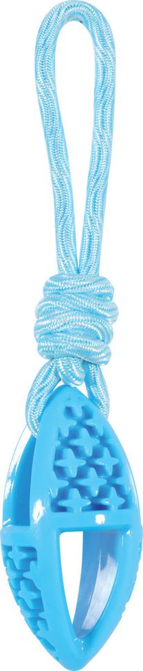 Žaislas šuniui, tąsymui Zolux Rope Samba Oval 479120BLE, 28 cm, mėlyna sp.