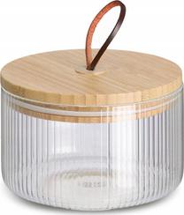 Lielapjoma produktu konteiners Zeller, 0.52 l, 12 cm x 12 cm, caurspīdīga krās./brūna krās.