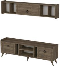 Sekcija Kalune Design Alya 505CRL1726, riešuto sp., 150 cm x 35 cm x 55 cm
