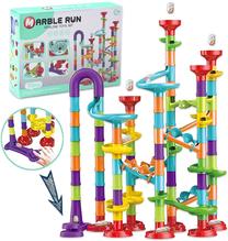 Konstruktorius su kamuoliukų trasa Marble Run, 113 vnt., įvairių spalvų