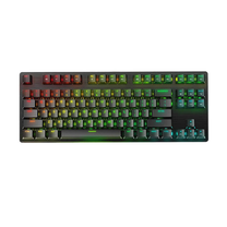 Laidinė žaidimų klaviatūra BlitzWolf BW-KB2 Gateron Red, Anglų (US), juoda sp.