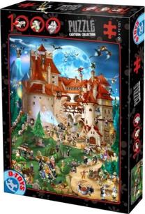Dėlionė D-Toys Vampire Party 446193, 68 cm x 47 cm, 1000 vnt., įvairių spalvų