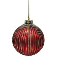 Eglītes rotājums Christmas Touch EBE241481, sarkana krās., 10 cm, stikls