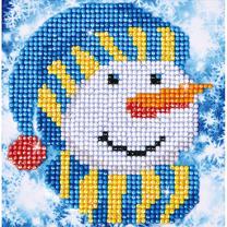 Deimantinė mozaika Diamond Dotz Snowman Cap, įvairių spalvų
