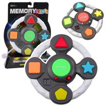 Elektroniskā spēle, stūre Lean Toys Memory, 16 cm, balta krās./melna krās.