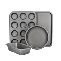 Kepimo formų rinkinys Kitchen Craft Baking Pans, pilka sp.