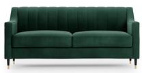 Sofa Homede Pepper, tamsiai žalia sp., 170 x 82 cm x 78 cm
