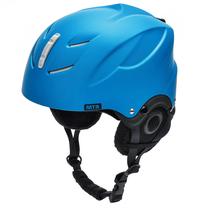 Slēpošanas ķivere Meteor Lumi, zila krās., 48-52 cm
