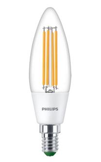 Lemputė Philips LED, B35, 3000 °K, E14, 2.3 W, 485 lm