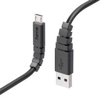 Laidas Hama, Micro USB/USB 2.0 Type A, juoda sp.