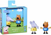 Figūrėlių rinkinys Hasbro Peppa Pig Emily Elephant And Freddy Fox F6413, 2 vnt., įvairių spalvų
