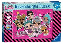 Dėlionė Ravensburger LOL Surprise Girl Power 12884, 49 cm x 36 cm, 200 vnt., įvairių spalvų