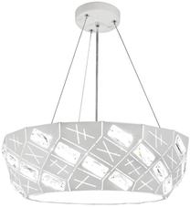 Valgusti rippuv Candellux Glance 31-59154, G9, 4 x 40 W, läbipaistev v./valge v. / valge v., 36 x 12 cm