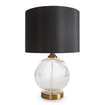 Galda stāvlampas Ivy 02, E27, 60W, melna krās./zelta krās.