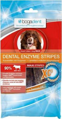 Лакомство для собак Bogadent Dental Enzyme Stripes Maxi, говядина, 0.1 кг