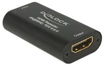 Провод Delock Repeater HDMI 4K HDMI-A 19 pin female, HDMI-A 19 pin female, 30 м, черный цв.