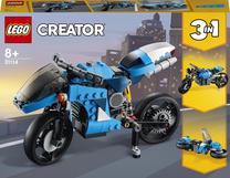 Konstruktorius LEGO Creator Supermotociklas 31114, 236 vnt.
