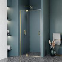 Dušo durys Magnifity Versa, 100 cm x 200 cm, gold bright sp./skaidrus
