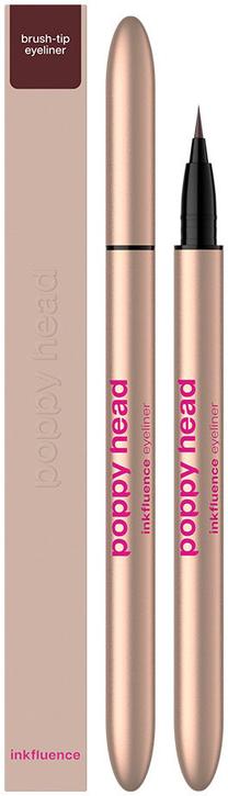 Akių pieštukas Poppy Head Inkfluence Brush-Tip Eyeliner, 0.6 ml, berry brown sp. 02