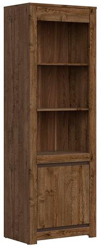 Напольная полка Kada S404-REG1D-DARL, коричневый цв., 204.5 см x 45.5 см x 69 см