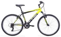 Dviratis kalnų CTM Axon, 26 ", 17'' rėmas, juoda sp./geltona sp.
