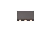 Sieninis lauko šviestuvas Trio Clyde, 3W, LED, IP54, antracito sp., 14 cm x 8 cm