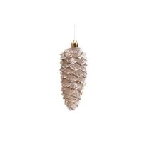 Ziemassvētku eglīšu rotaļlietu komplekts Christmas Touch SYQC-0123161, zelta krās., 12 cm, plastmasa, 3 gab.