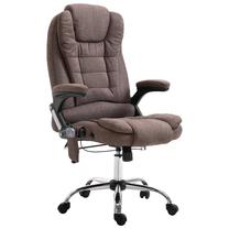 Darba krēsls VLX Massage 20243, 68 x 64 x 110 - 119 cm, brūna krās.