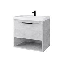 Valamualune vannitoa kapp Domoletti Concrete 64, hall v., 35 cm x 61 cm x 55 cm