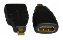 Adapteris Brackton HDMI Male - micro HDMI Male 4K ADA-HMC.B HDMI female, Micro HDMI male, melna krās.